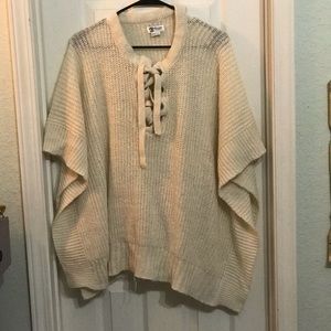 Light weight Tan Knitted Shaw
